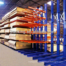 Wall mounted industrial shelving,Colored steel warehouse cantilever rack